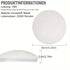 LED Sternenhimmel Deckenleuchte Ø 30 cm 18 W 3CCT